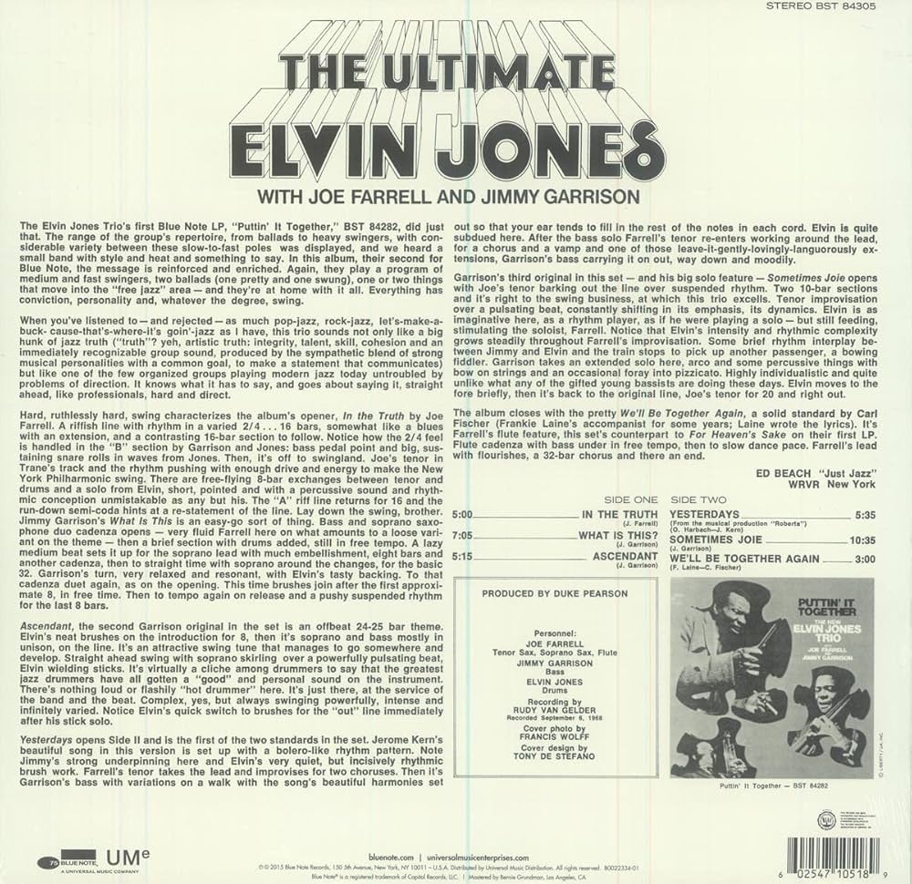 LP Elvin Jones – The Ultimate Elvin Jones - The Ultimate - Amazon.com Music